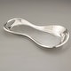 preview thumbnail 2 of 1, Nambe Morphik Handled Tray - 20.25" x 11.25" x 4.25"