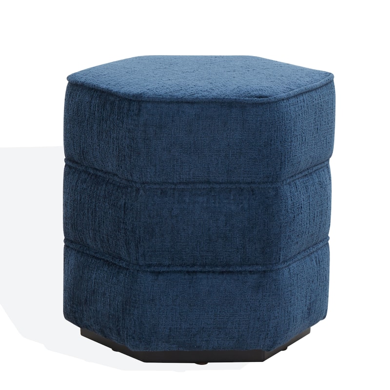 SAFAVIEH Couture Rosaria Hexagon Ottoman