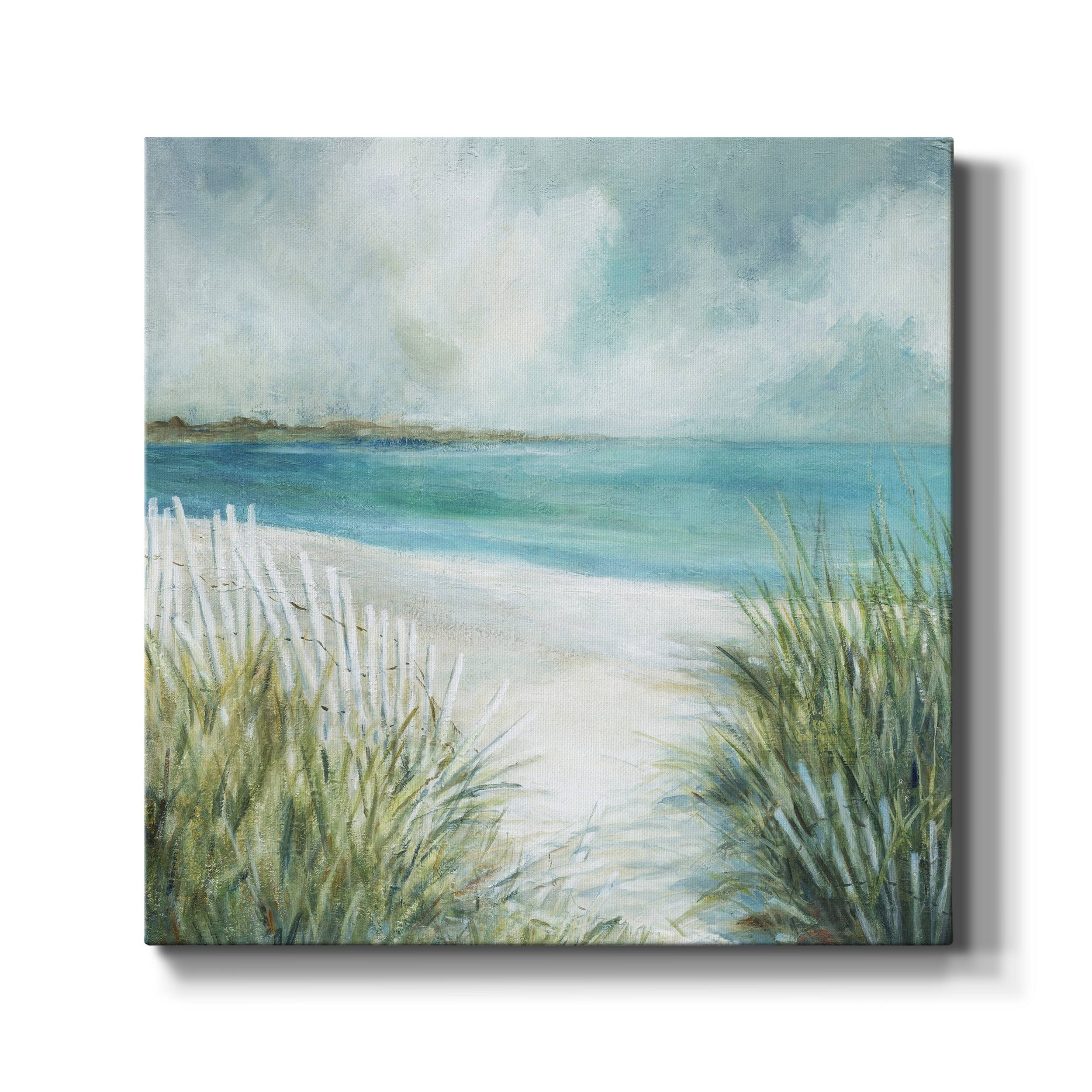 Coastal FencesPremium Gallery Wrapped Canvas Ready to Hang Bed