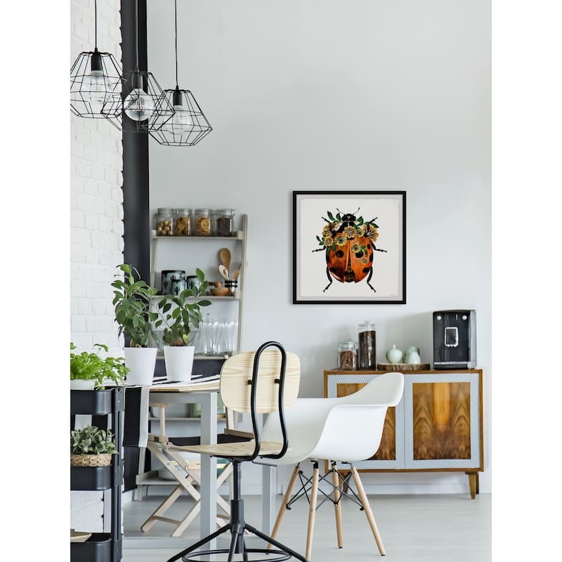 Sunflower Beetle Framed Print