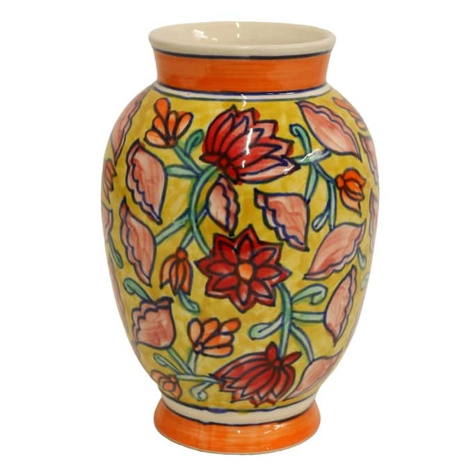 Home&Manor Classic Ceramic Vase Multicolor