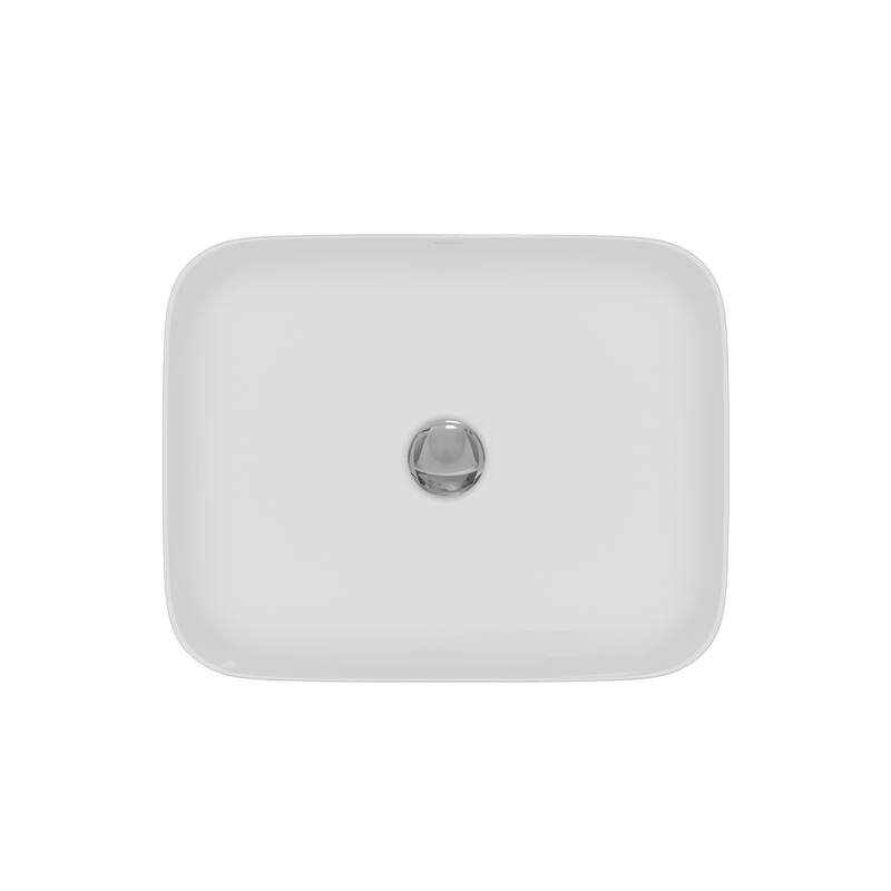 Karran Valera 20" Vitreous China Vessel Bathroom Sink in White