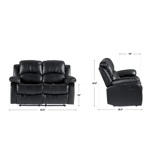 Lucca Double Reclining Loveseat