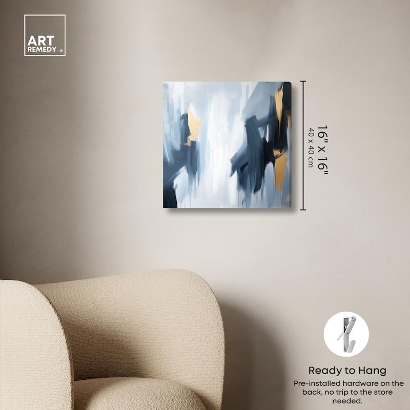 Contained Gesture I Canvas by Art Remedy, Gallery Wrapped