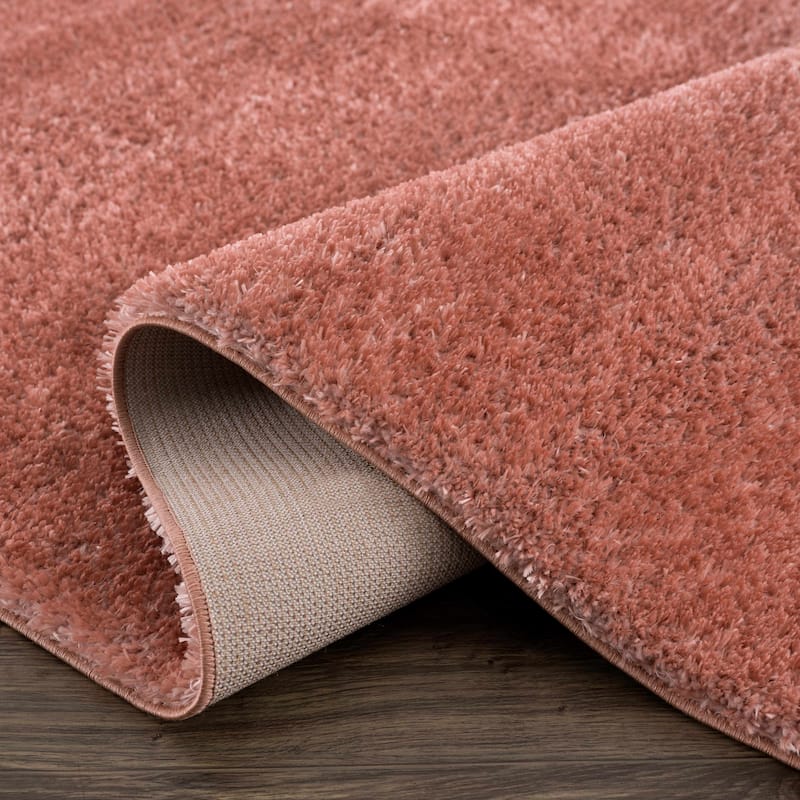 Hauteloom Heavenly Solid Shag Shaggy High Pile Area Rug