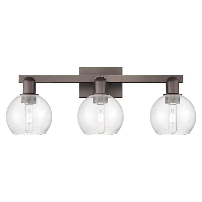 Innovations Lighting 716-3W-10-25 Athens Vanity Athens 3 Light 25" - Oil Rubbed Bronze / Seedy