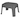 Gracious Living 9.5-Inch Sturdy Non Slip Plastic Single Level Step Stool, Grey - 14.50 x 12 x 9.50 inches