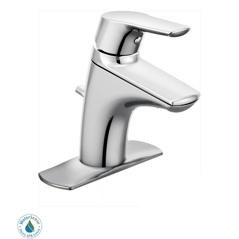Shop Moen 66810 Single Handle Single Hole Bathroom Faucet With
