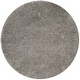 preview thumbnail 25 of 90, SAFAVIEH Polar Shag Bibi Glam Solid 3-inch Extra Thick Rug 5'1" Round - Silver - Round