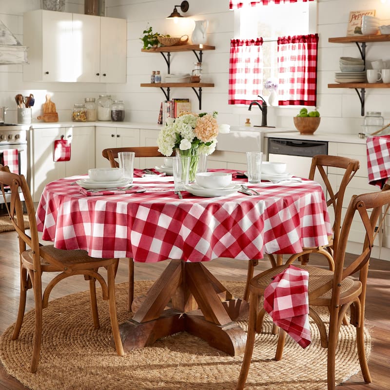 The Gray Barn Emily Gulch Buffalo Check Tablecloth