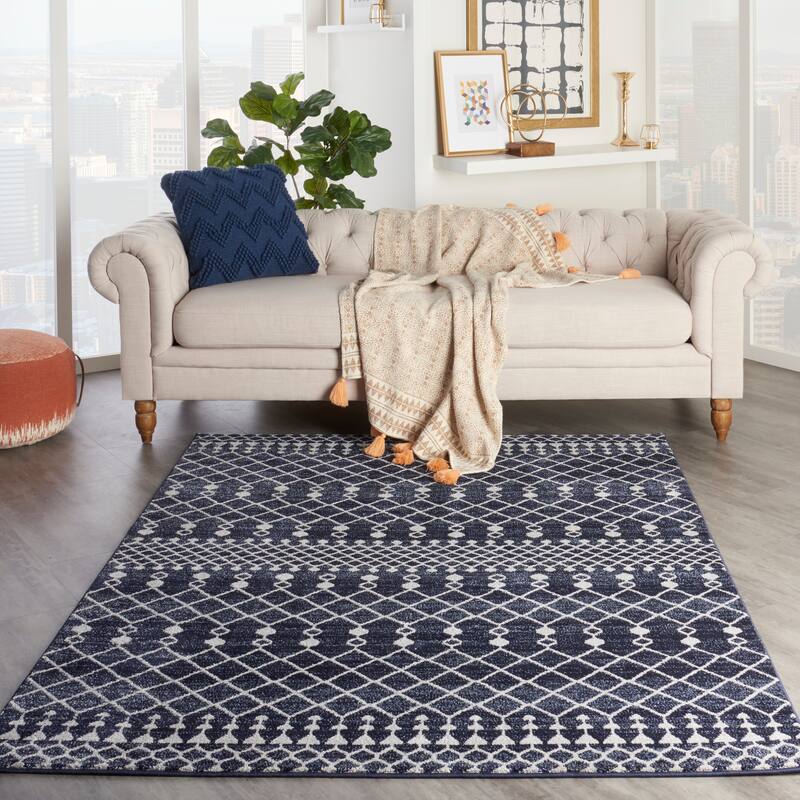 Carson Carrington Drafsen Boho Moroccan Area Rug