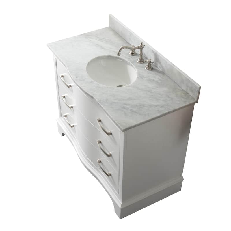 Sudio Design Monroe 42" Bathroom Vanity - 42" Single Sink
