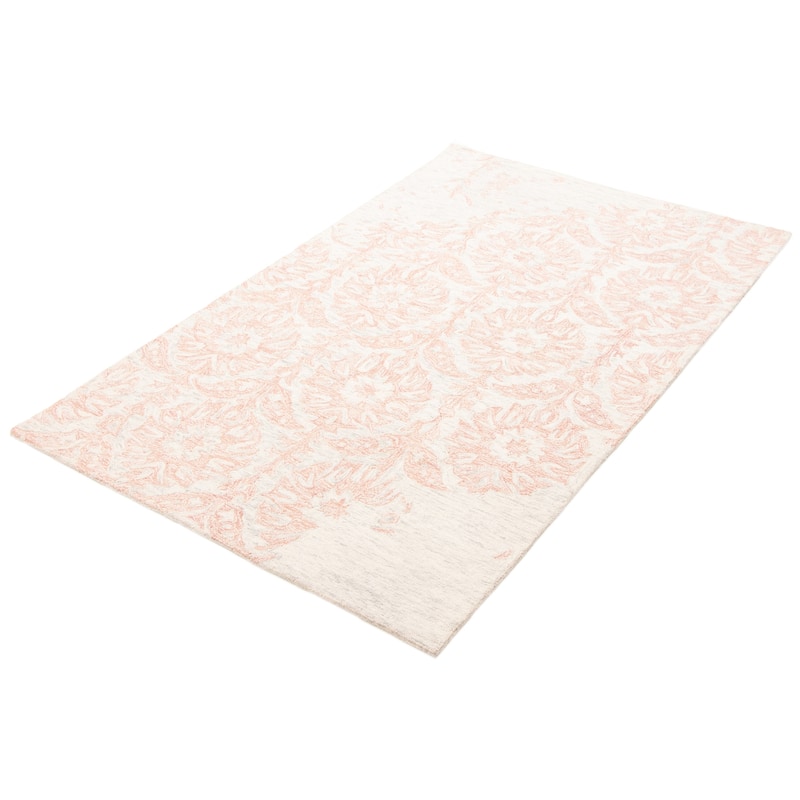 ECARPETGALLERY Hand Tufted Timeless Tan Wool Rug - 5'1 x 8'0