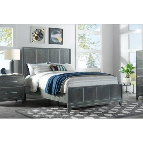 Memphis Panel Bed in Slate Grey by Martin Svensson Home