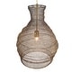 preview thumbnail 5 of 8, Uttermost Murmur Woven Brass 1 Light Pendant - N/A