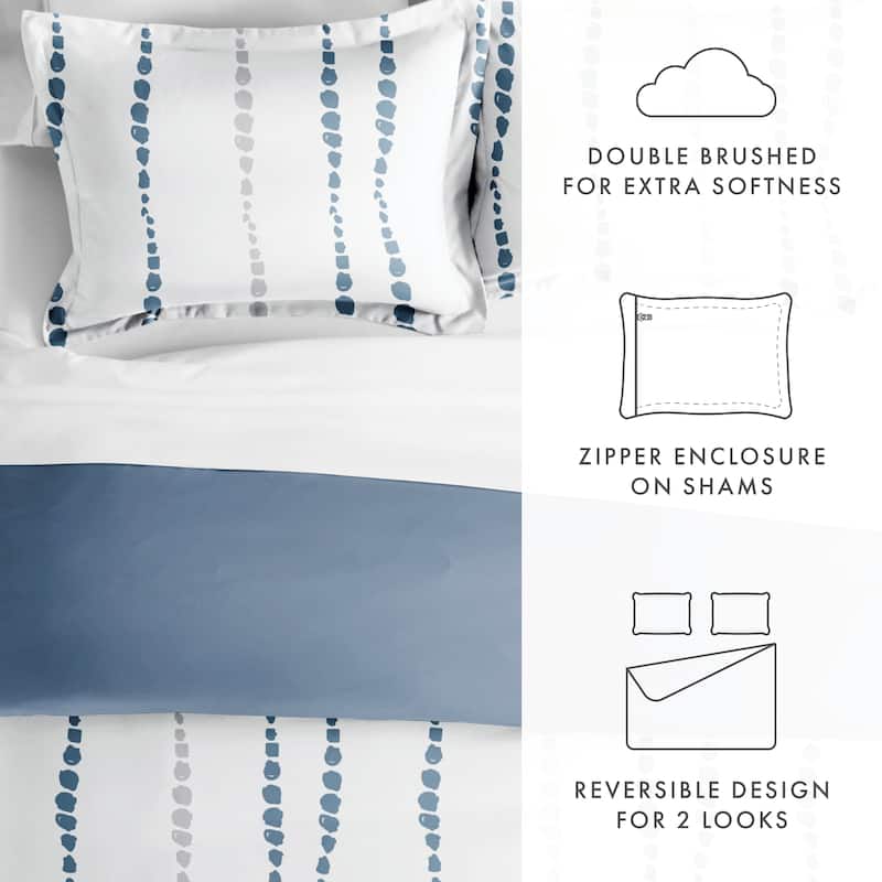 Becky Cameron Urban Vibe Oversized 3 Piece Reversible Duvet Cover Set