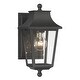 preview thumbnail 1 of 7, The Great Outdoors 73341 Altimeter 13" Tall Outdoor Wall Sconce with Sand Coal