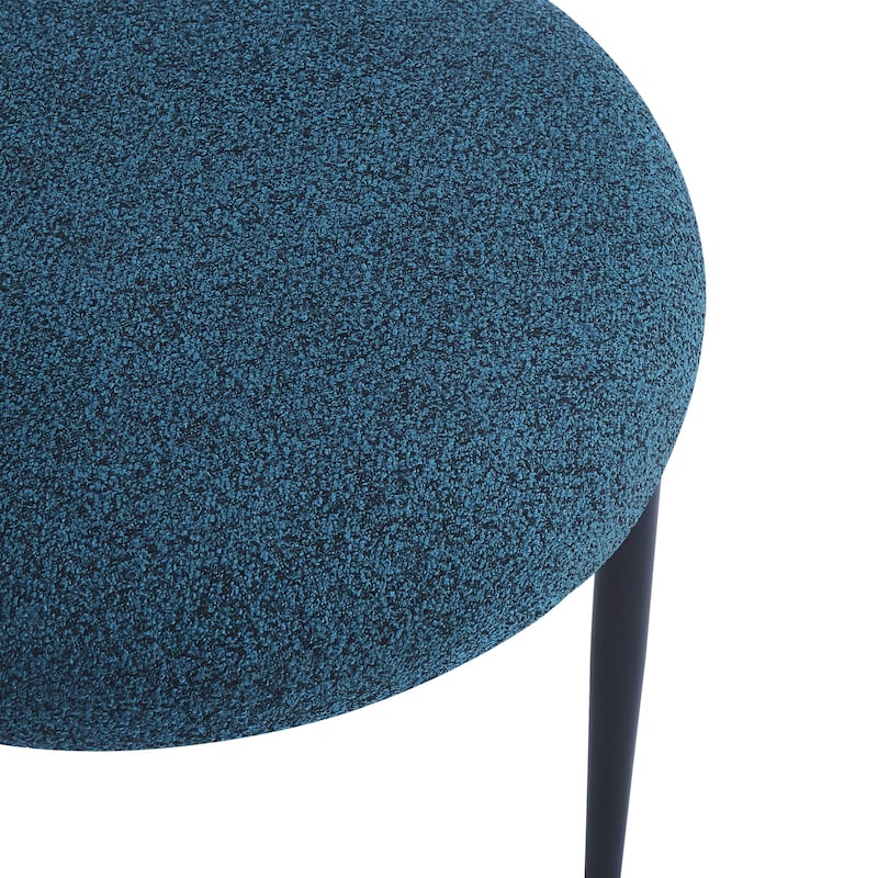 Roomfitters Modern Dining Chair Set of 2, Padded Back and Seat, Sleek Metal Frame