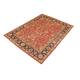 Shabby Chic Ziegler Hillary Rust Blue Hand-Knotted Wool Rug - 7 ft. 9 ...