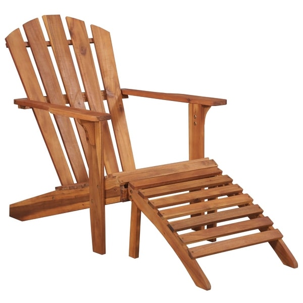 Balcony adirondack chair with footrest sale