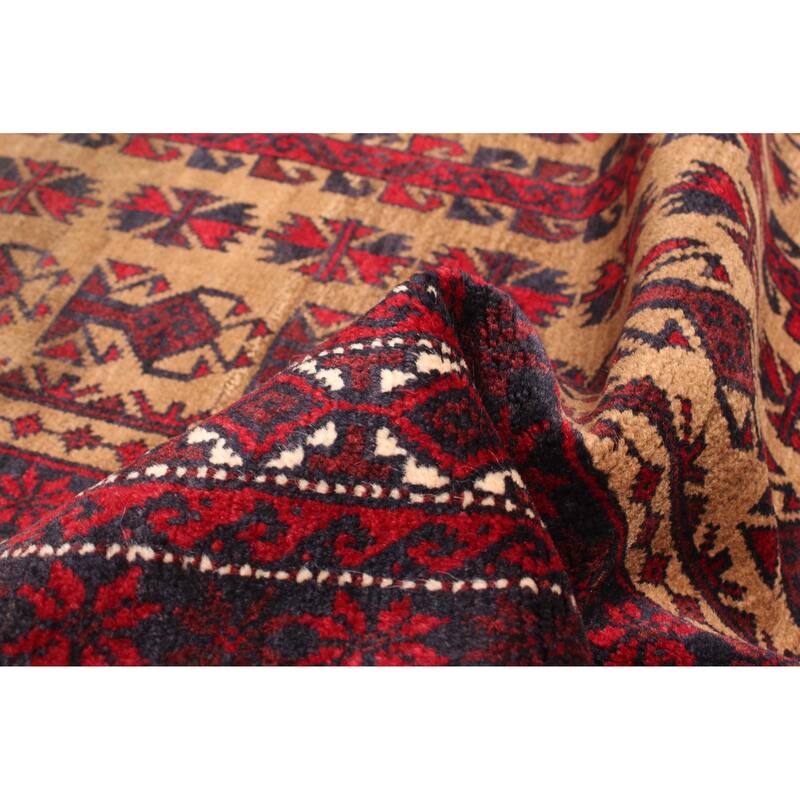 ECARPETGALLERY Hand-knotted Teimani Brown Wool Rug - 3'1 x 5'1