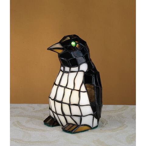 Meyda Tiffany Penguin Stained Glass / Tiffany Specialty Lamp from the