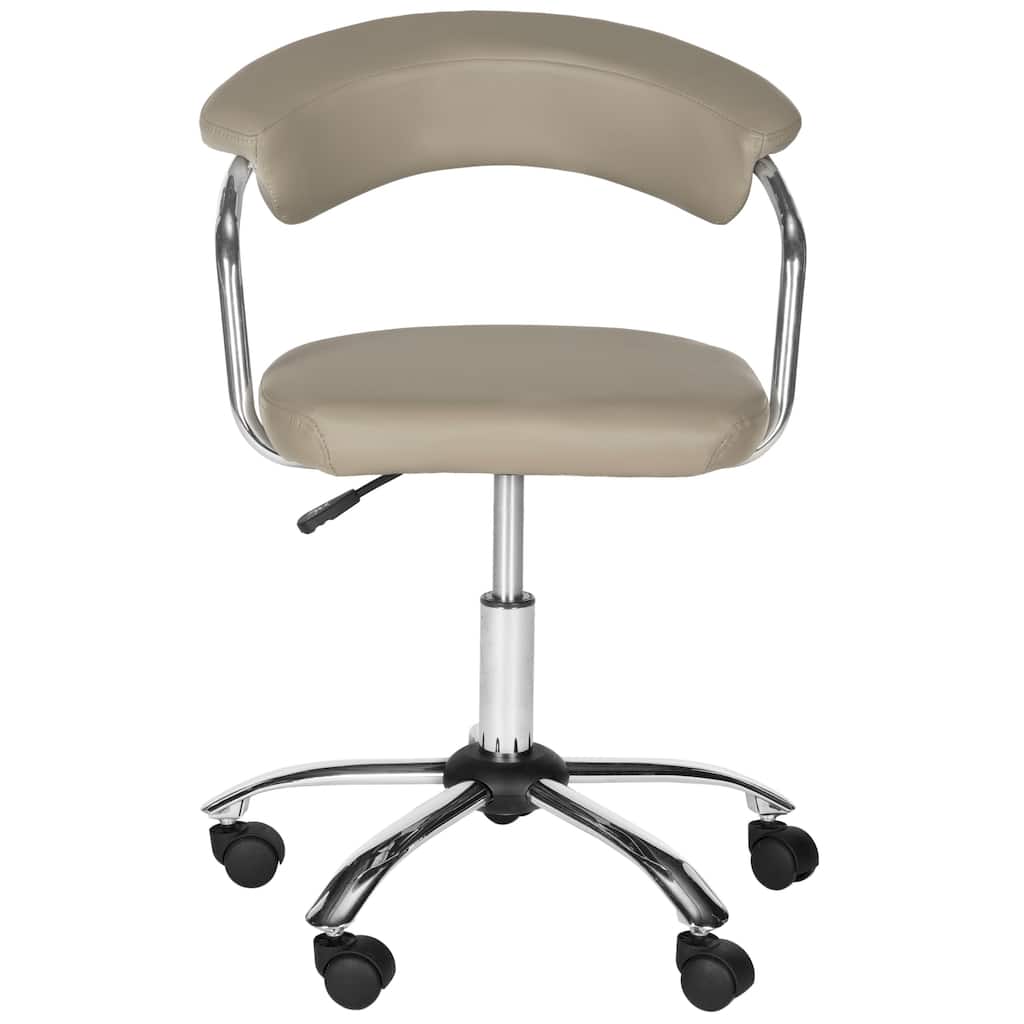 Carson Carrington Eidsnes Office Grey Pier Desk Chair - 21"W x 21"D x 27"H