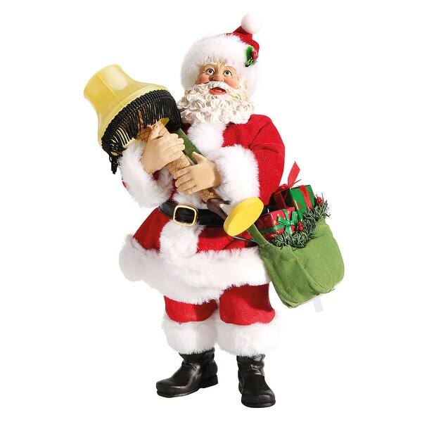 Shop A Christmas Story Santa With Lighted Leg Lamp Figurine From