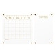 preview thumbnail 11 of 23, Martha Stewart Premium Acrylic Monthly Wall Calendar and Notes Board
