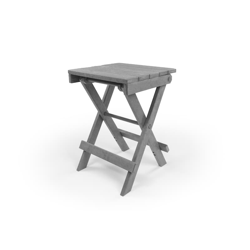 San Juan Fully Assembled All-Weather Recycled HDPE Outdoor Folding Bistro table