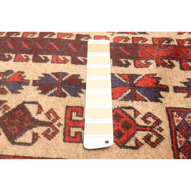 ECARPETGALLERY Hand-knotted Teimani Tan Wool Rug - 2'11 x 5'2