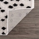 preview thumbnail 5 of 68, Hauteloom Cansu Living Room, Bedroom Area Rug - Contemporary - Plush Pile - Black - 2' x 3'