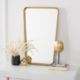 SAFAVIEH Brooklyn 20-inch Brass Vertical Mirror - 19.5" W x 2" L x 31.5" H - 20Wx2Dx32H