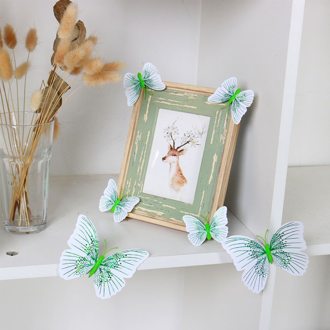 Shop 60pcs 3d Butterfly Wall Decal Diy Sticker For Christmas