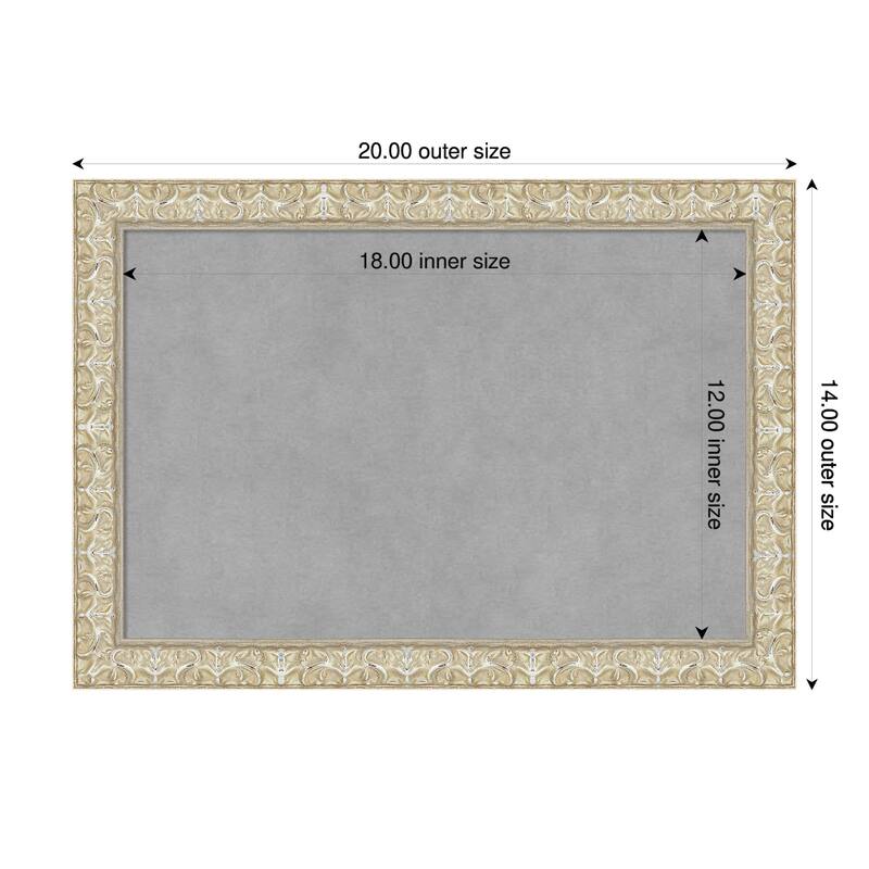 Amanti Art Lila Gold Framed - 20 x 14 in - Lila Silver