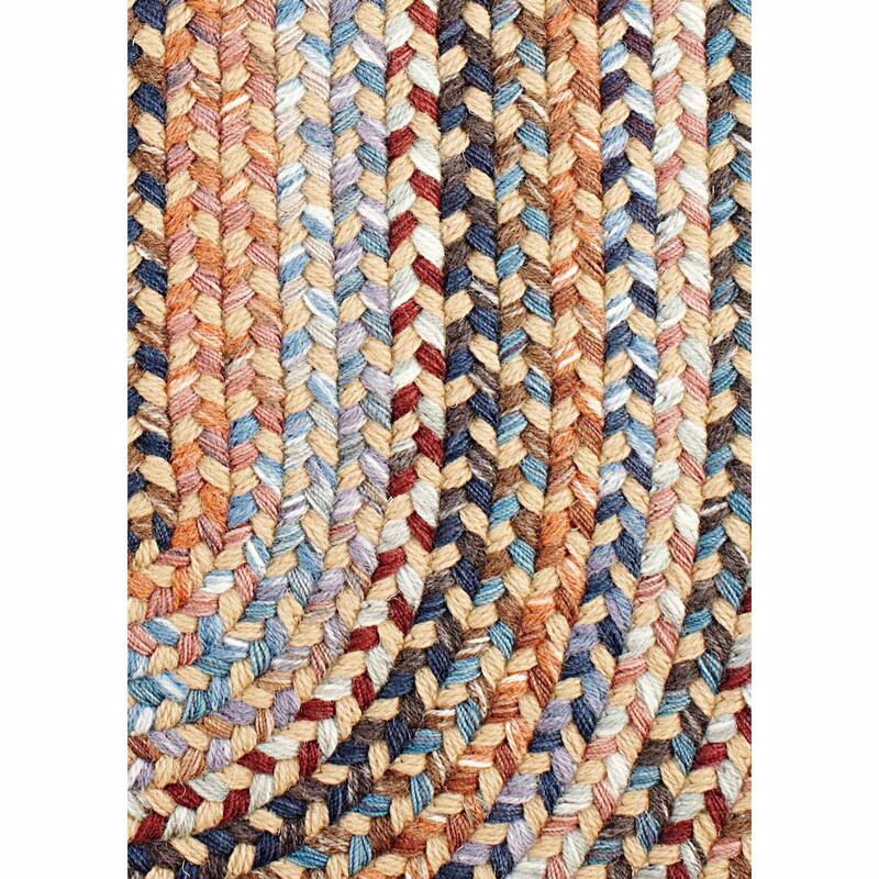 Rhody Rug Augusta Space-dye Wool Braided Rug