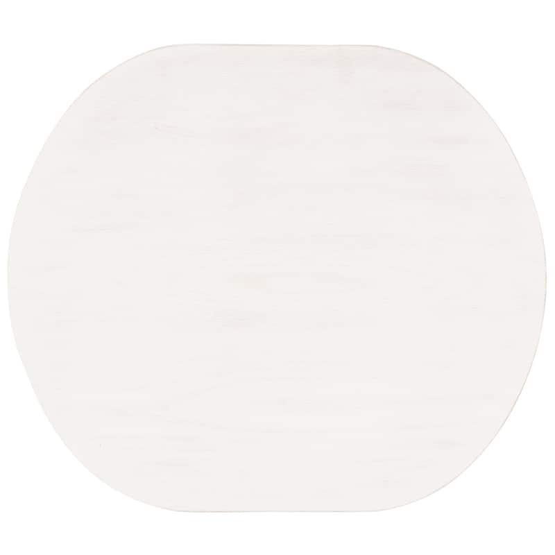 SAFAVIEH Dorothea Ribbed Accent Table - 18.1 In. W x 15.7 In. D x 20 In. H - 18Wx16Dx20H