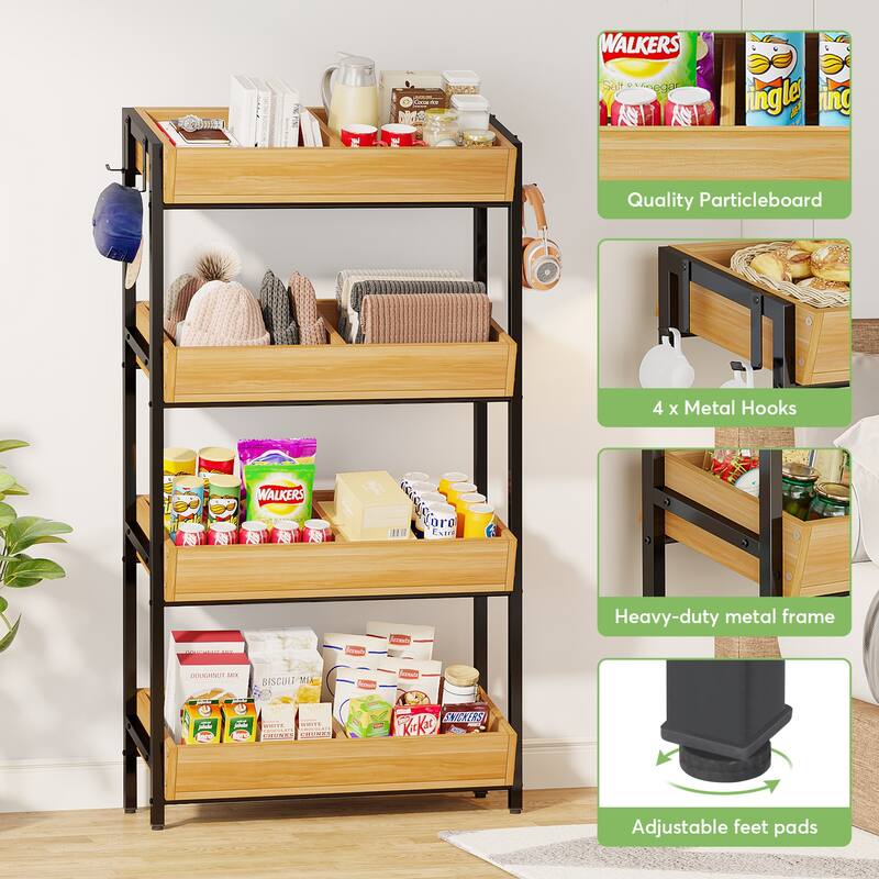 Fruit Vegetable Storage Rack Organizer Rack Stand