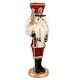 preview thumbnail 2 of 3, Nutcracker Christmas Decoration - 4.7 x 5.5 x 16.1"