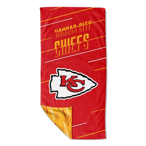NFL 983 Chiefs Splitter Beach Towel - 36x72