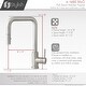 preview thumbnail 4 of 41, STYLISH Kitchen Sink Faucet Single Handle Pull Down Dual Mode in Stainless Steel - Faucet Height: 14 3/8" | Spout Height: 7 7/8"