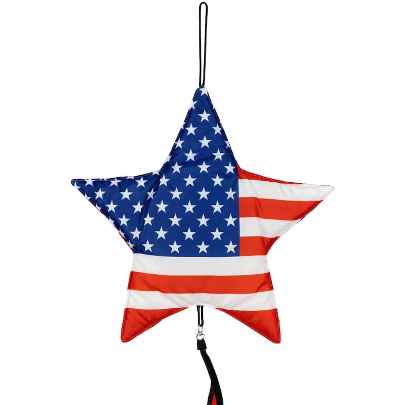 51" Americana Stars and Stripes Outdoor Wind Spinner