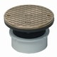 preview thumbnail 2 of 0, PROFLO 5-3/4" Brass Cover with 4" Cleanout - Natural