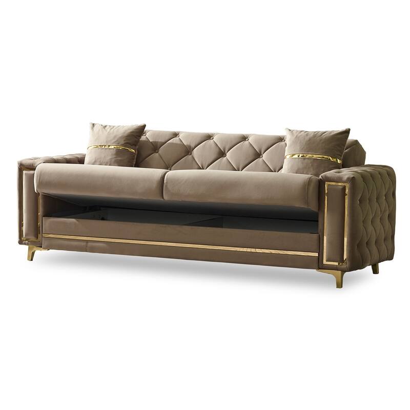 Bahreyn 4-Pieces Comfortable Sleeper Modern Two Sofa Two Chair Living Room Set