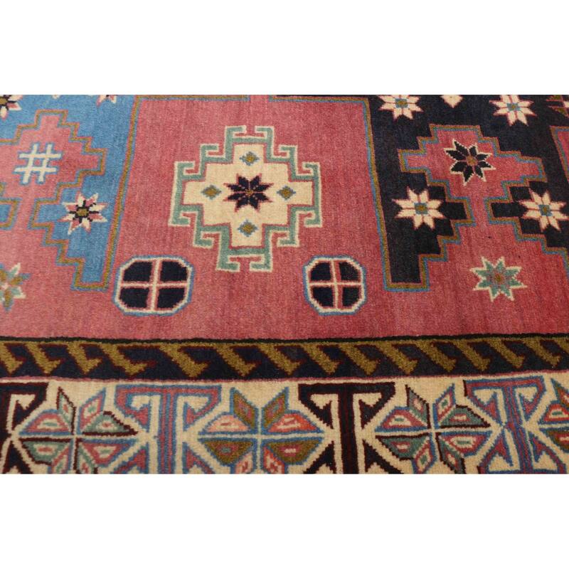 ECARPETGALLERY Hand-knotted Kayseri Vintage Red Wool Rug - 3'6 x 5'3