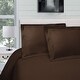 preview thumbnail 38 of 89, Superior 100-percent Egyptian Cotton 300 Thread Count Solid Duvet Cover Set Mocha - California King