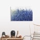 preview thumbnail 12 of 25, "Shades Of Blue Wild Flowers" Abstract Floral Landscape Canvas Wall Art