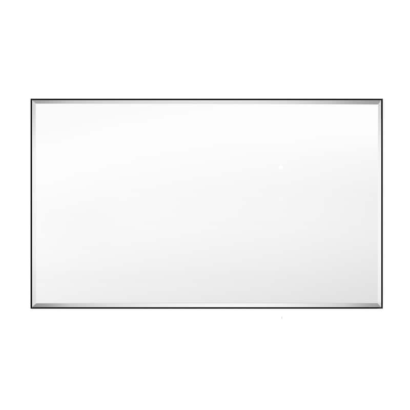 Rectangle Metal Framed Beveled Edge Bathroom Vanity Mirror