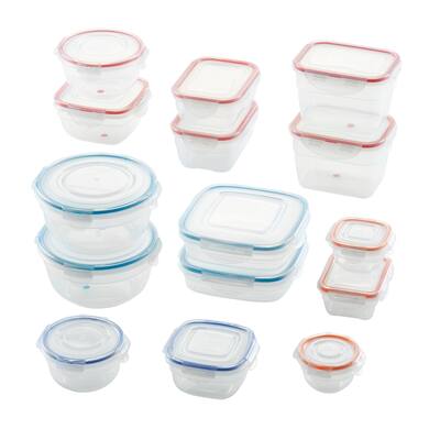 LocknLock Color Mates Storage Container Set, 30-Piece, Multi