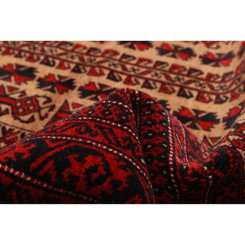 Teimani Tan Rug 3'6" x 4'9" - 3'6 x 4'9